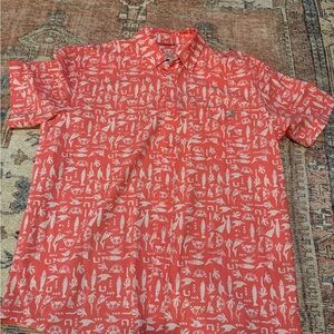 Huk Kona Batiki Short-Sleeve Button-Down Shirt for Men